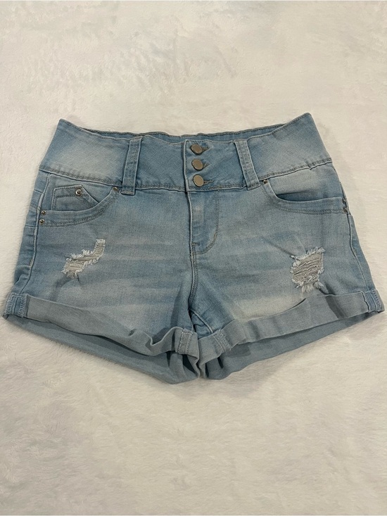 Wanna Betta Butt Pants - YMI Wanna Betta Butt High Rise Distressed Denim Shorts - Size 3/26 Juniors